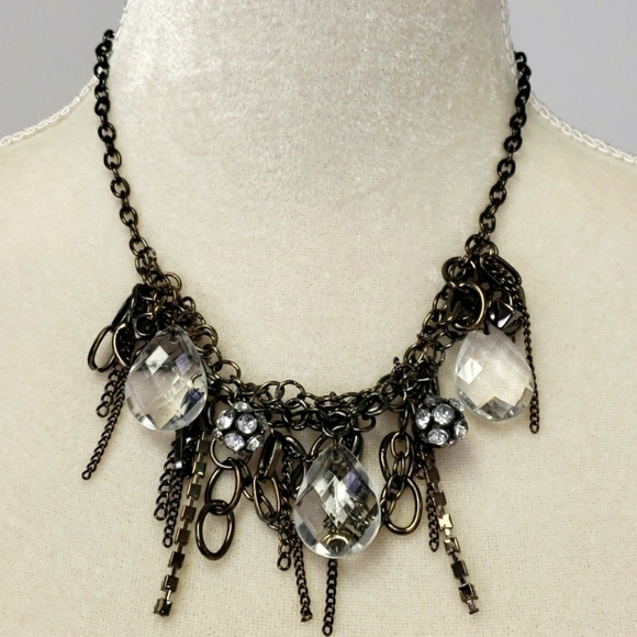 Fashion Statement Choker Necklace 21" - Picture 1 of 6